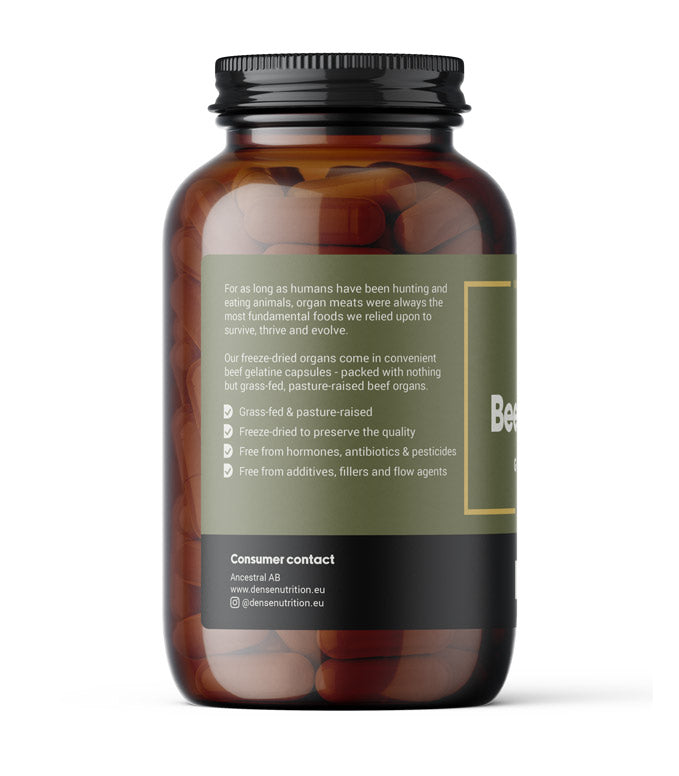 DENSE Grass-Fed Beef Organs