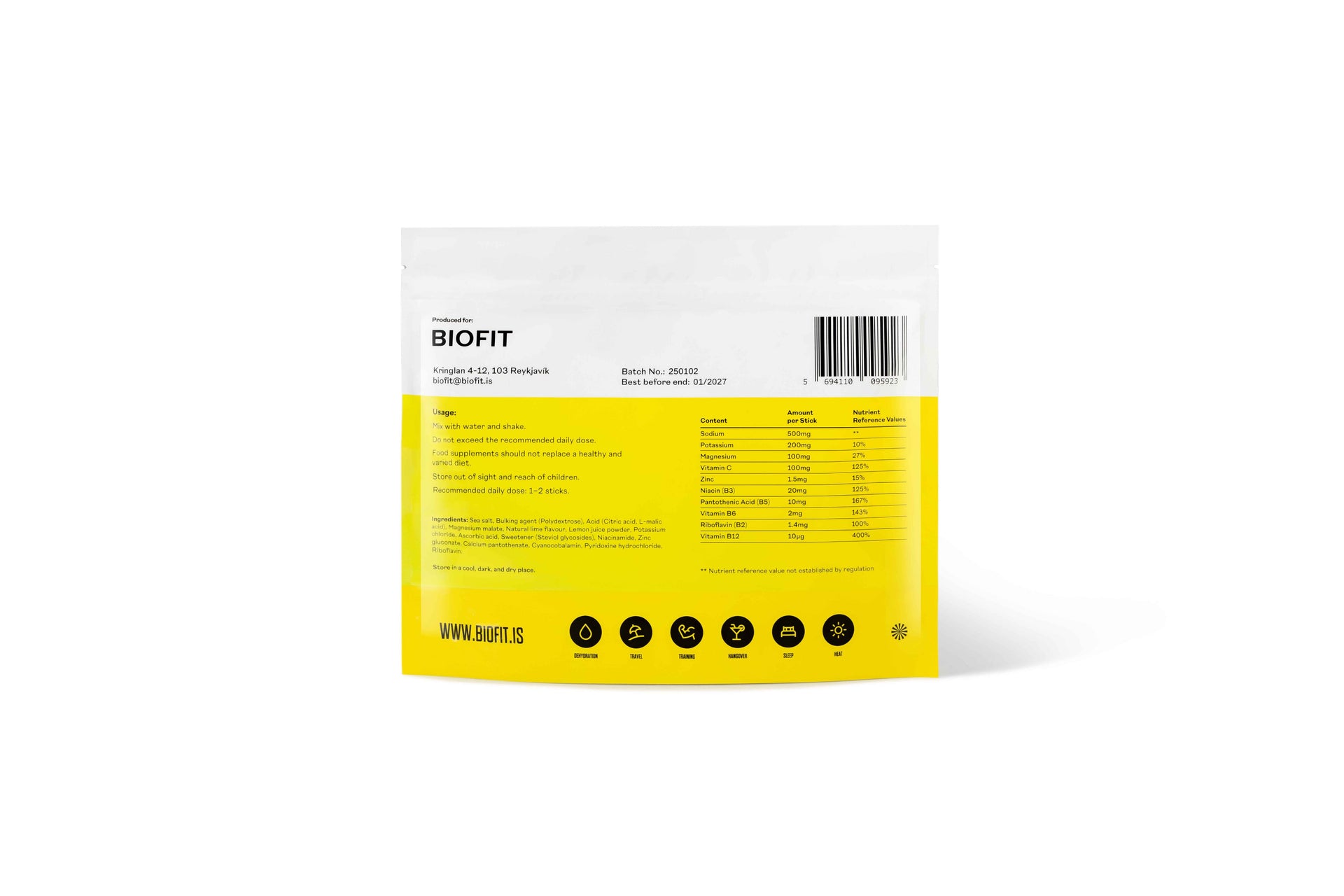 BIOFIT Electrolytes - Lime&Lemons