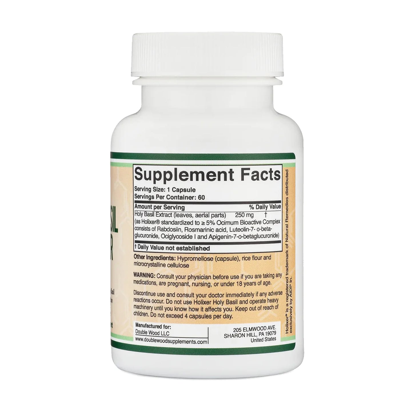 Double Wood - Holixer Holy Basil Extract