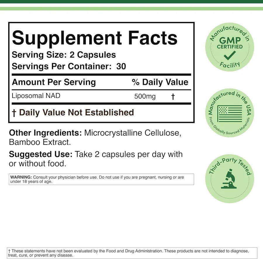 Double Wood - Liposomal NAD+