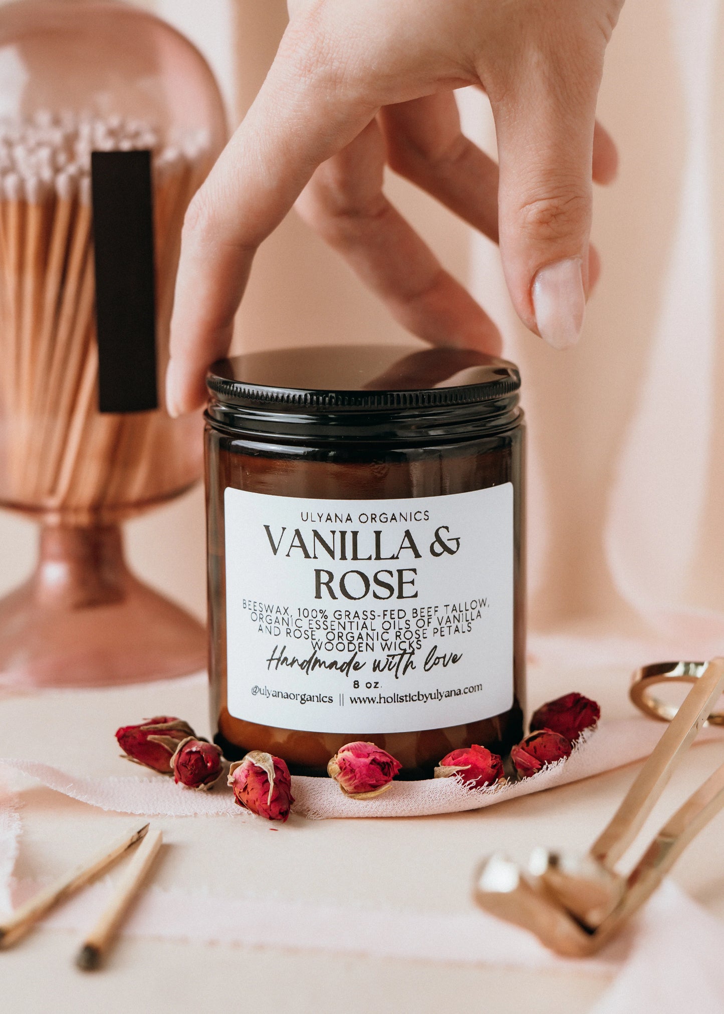 ULYANA ORGANICS - Tallow & Beeswax Candle