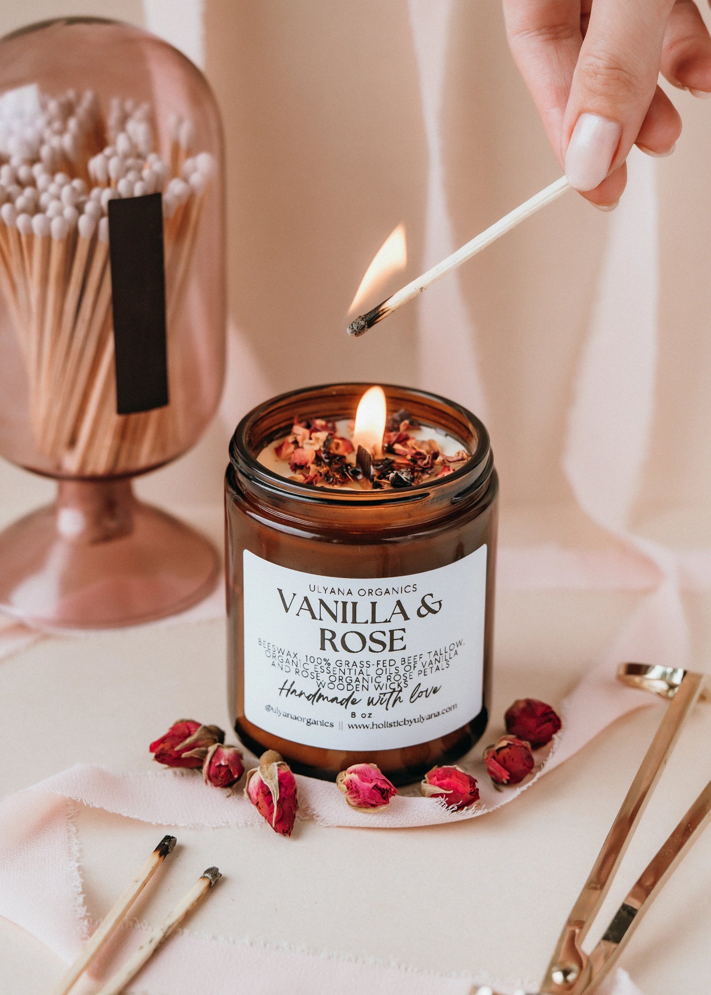 ULYANA ORGANICS - Tallow & Beeswax Candle