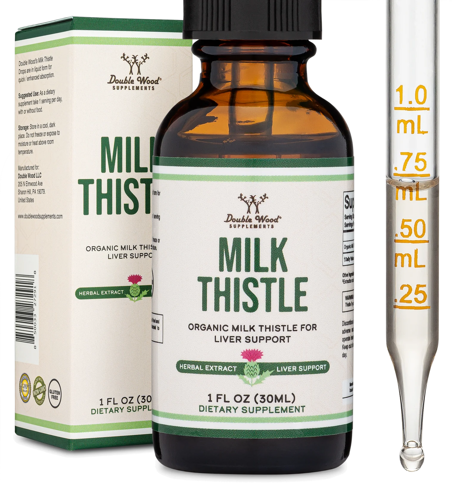 Double Wood - Milk Thistle Mjólkurþistill