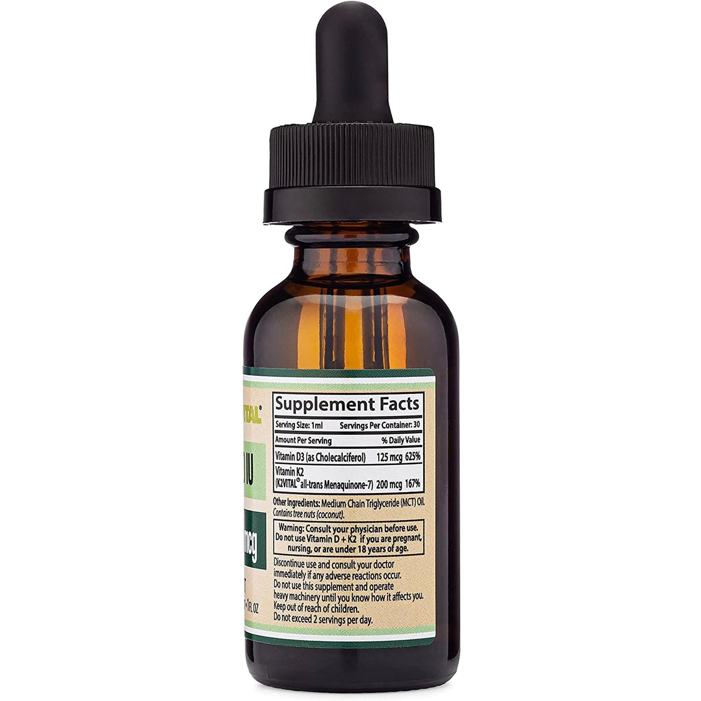 Double Wood - Vitamin D3 + K2 Liquid Drops