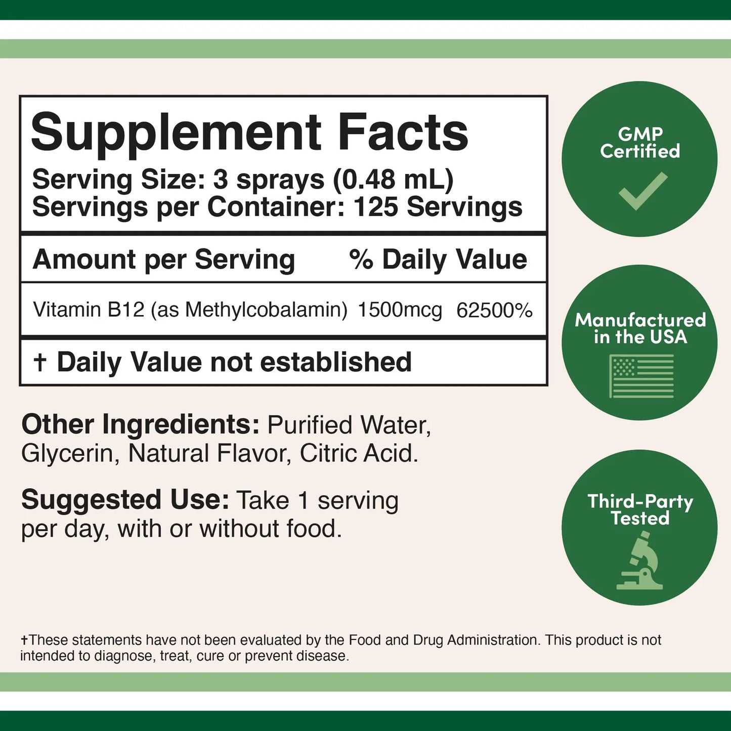 Double Wood - Vitamin B12 Spray