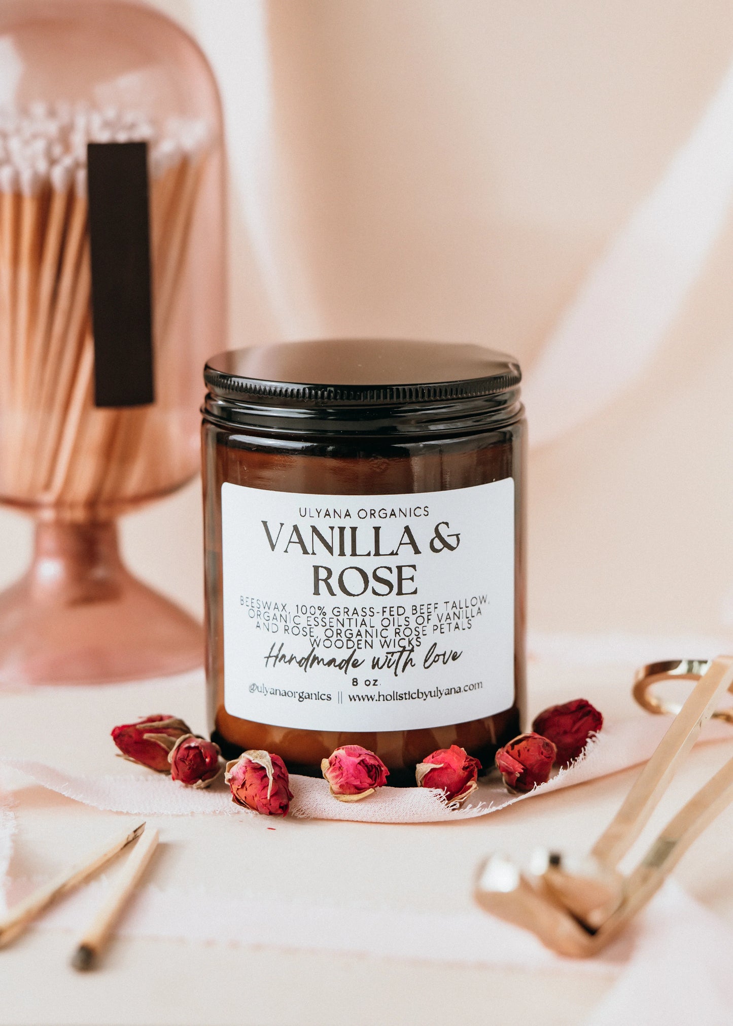 ULYANA ORGANICS - Tallow & Beeswax Candle