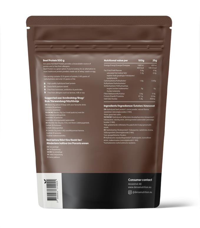 DENSE Grass-Fed Beef Protein