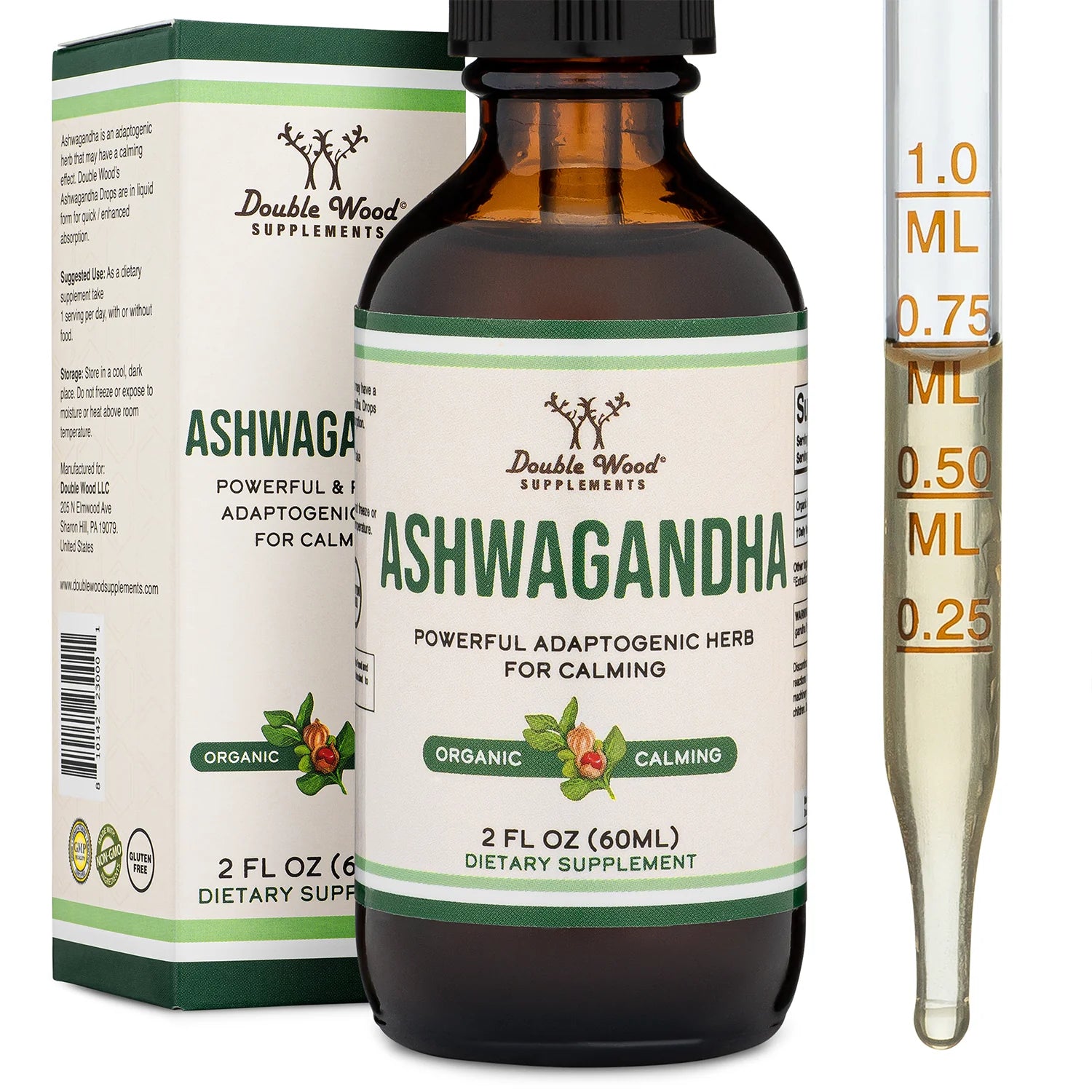 Double Wood - Ashwagandha dropar