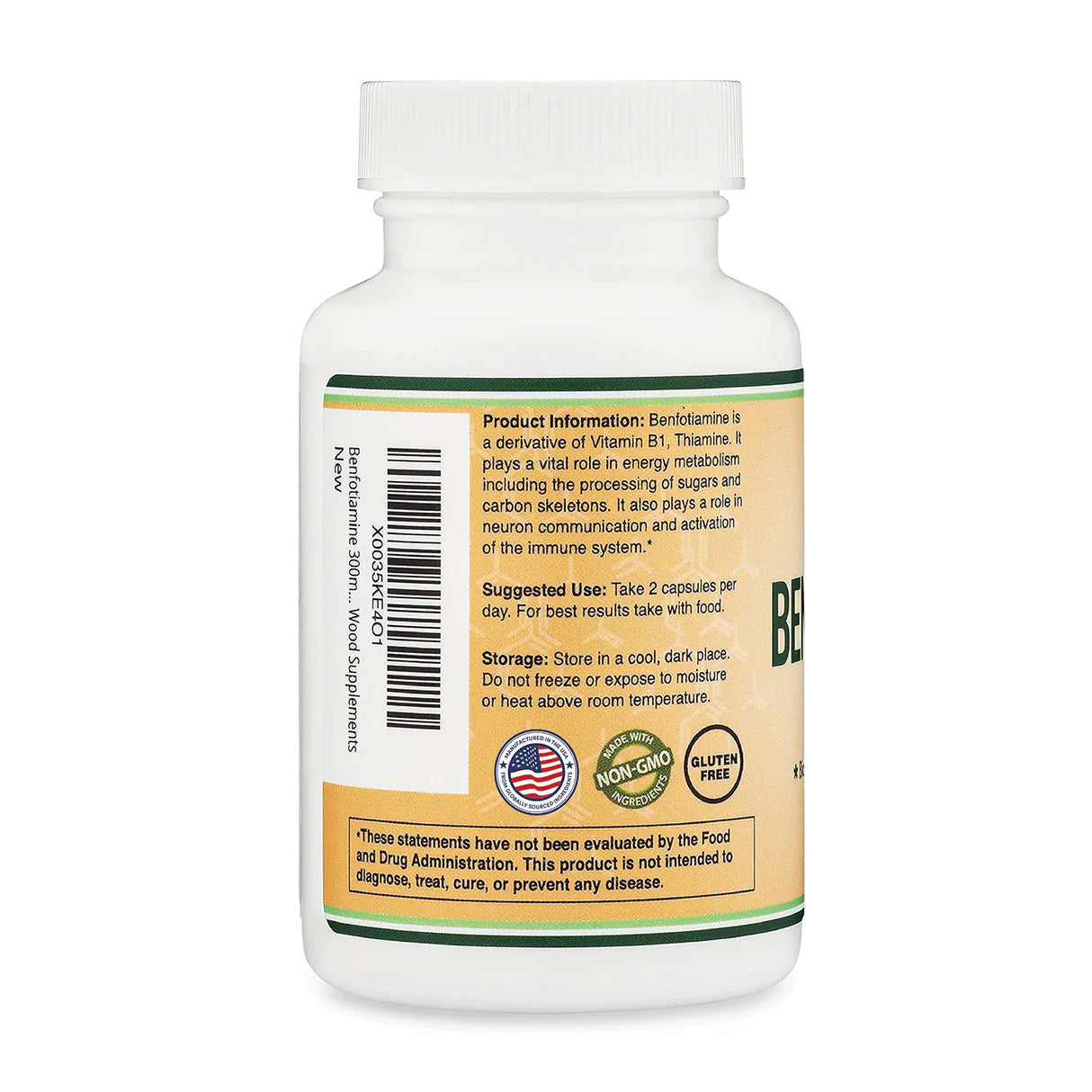 B1 vítamín - Benfotiamine 300 mg