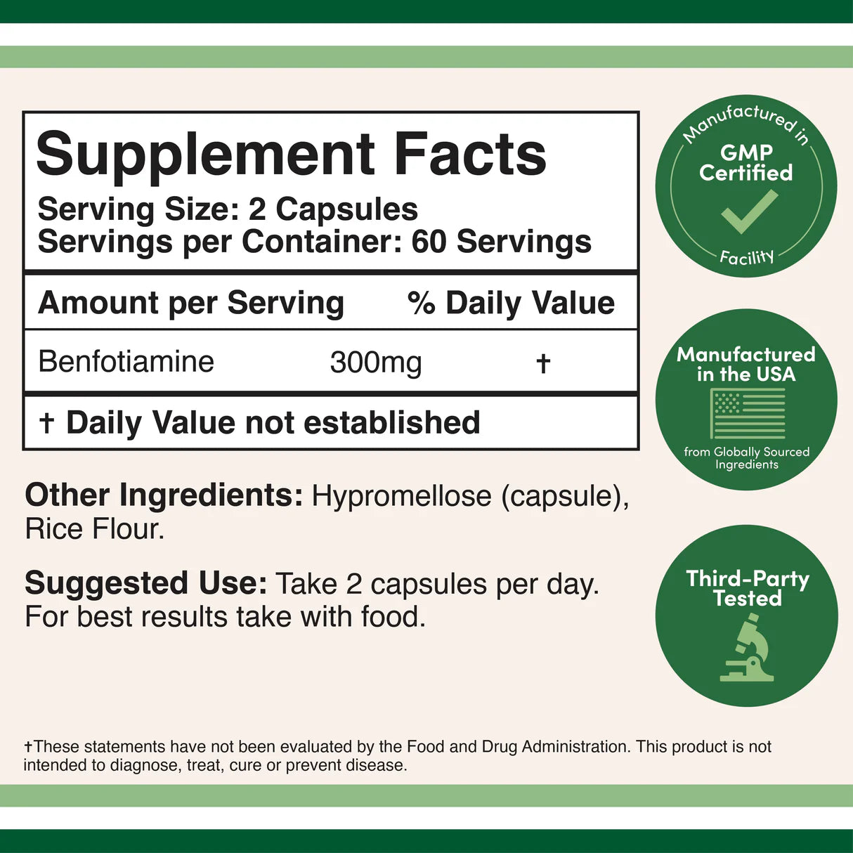 B1 vítamín - Benfotiamine 300 mg