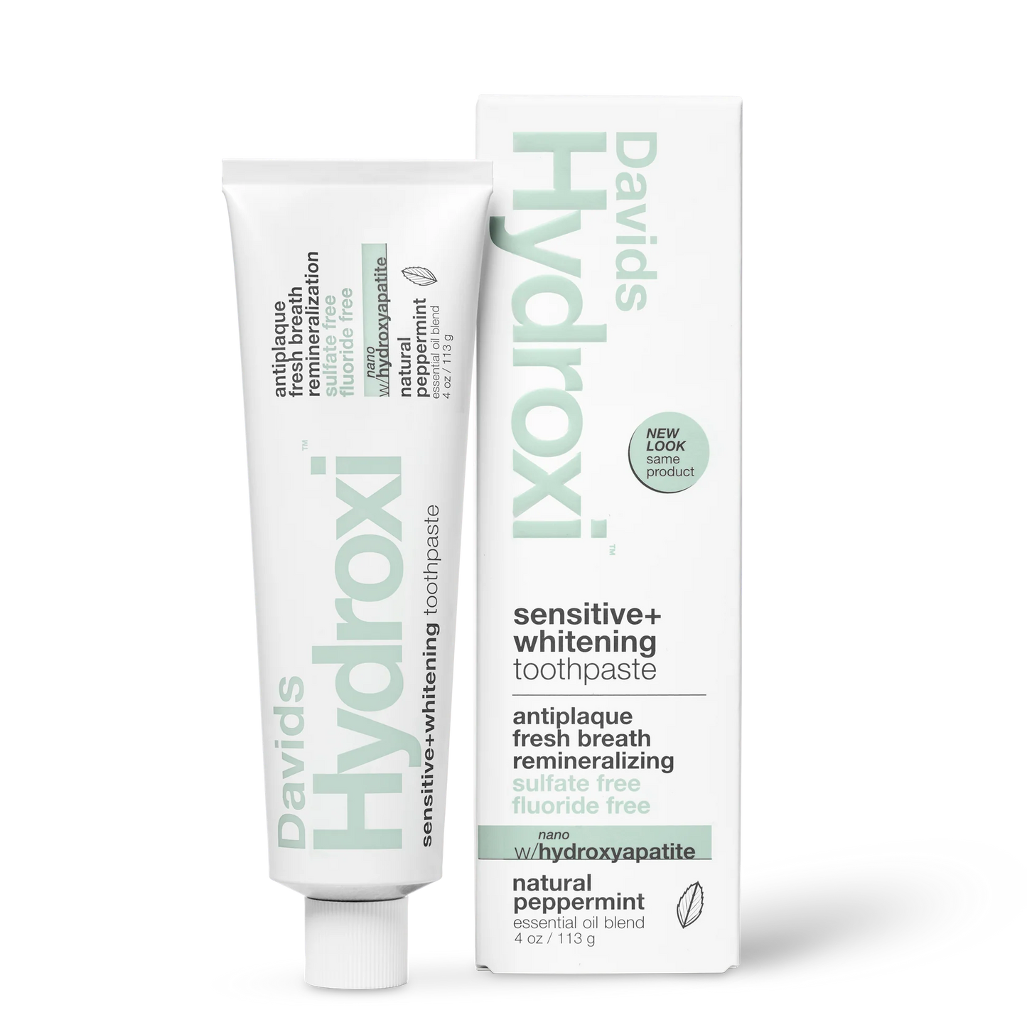 Davids Hydroxi™ Sensitive + Whitening tannkrem (Peppermint)
