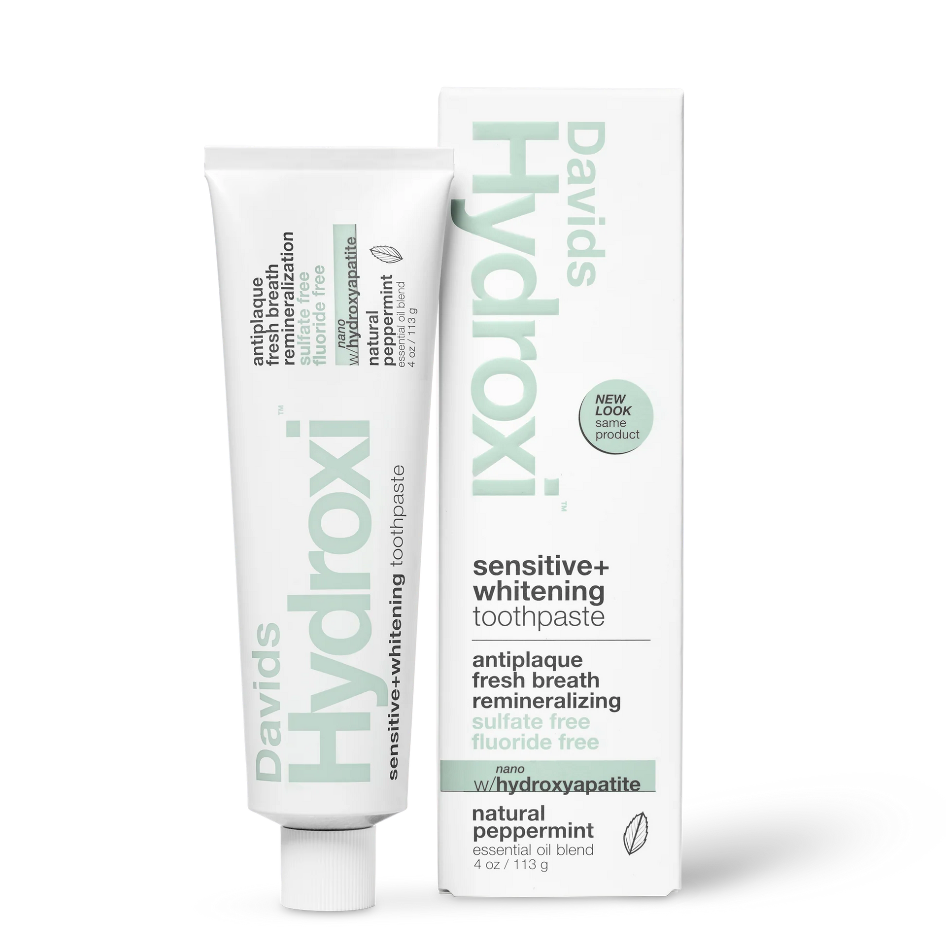 Davids Hydroxi™ Sensitive + Whitening tannkrem (Peppermint)
