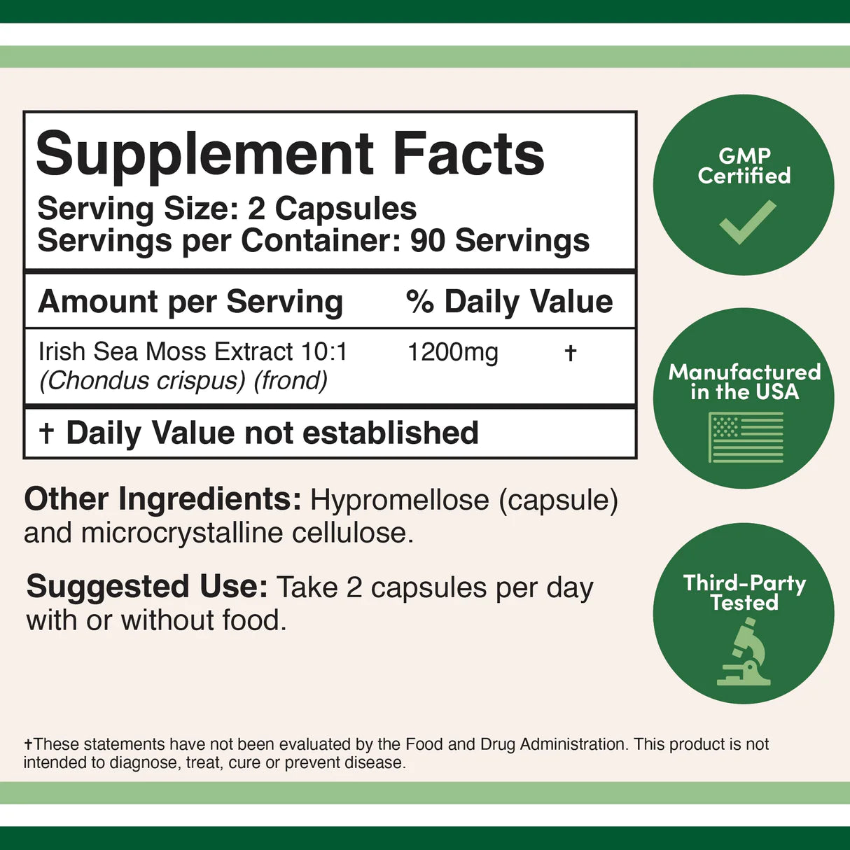 Double Wood - Irish Sea Moss Extract