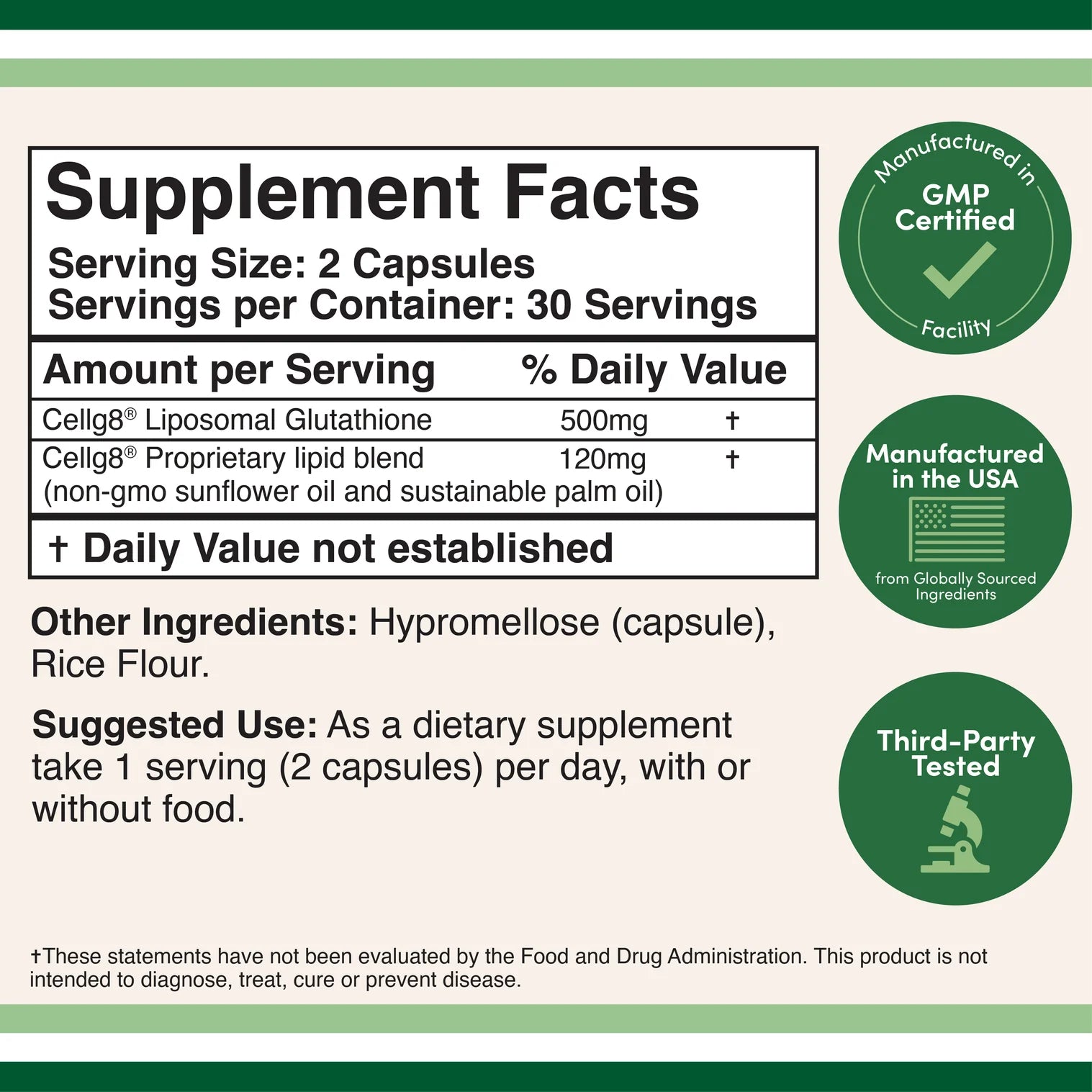 Double Wood - Liposomal Glutathione