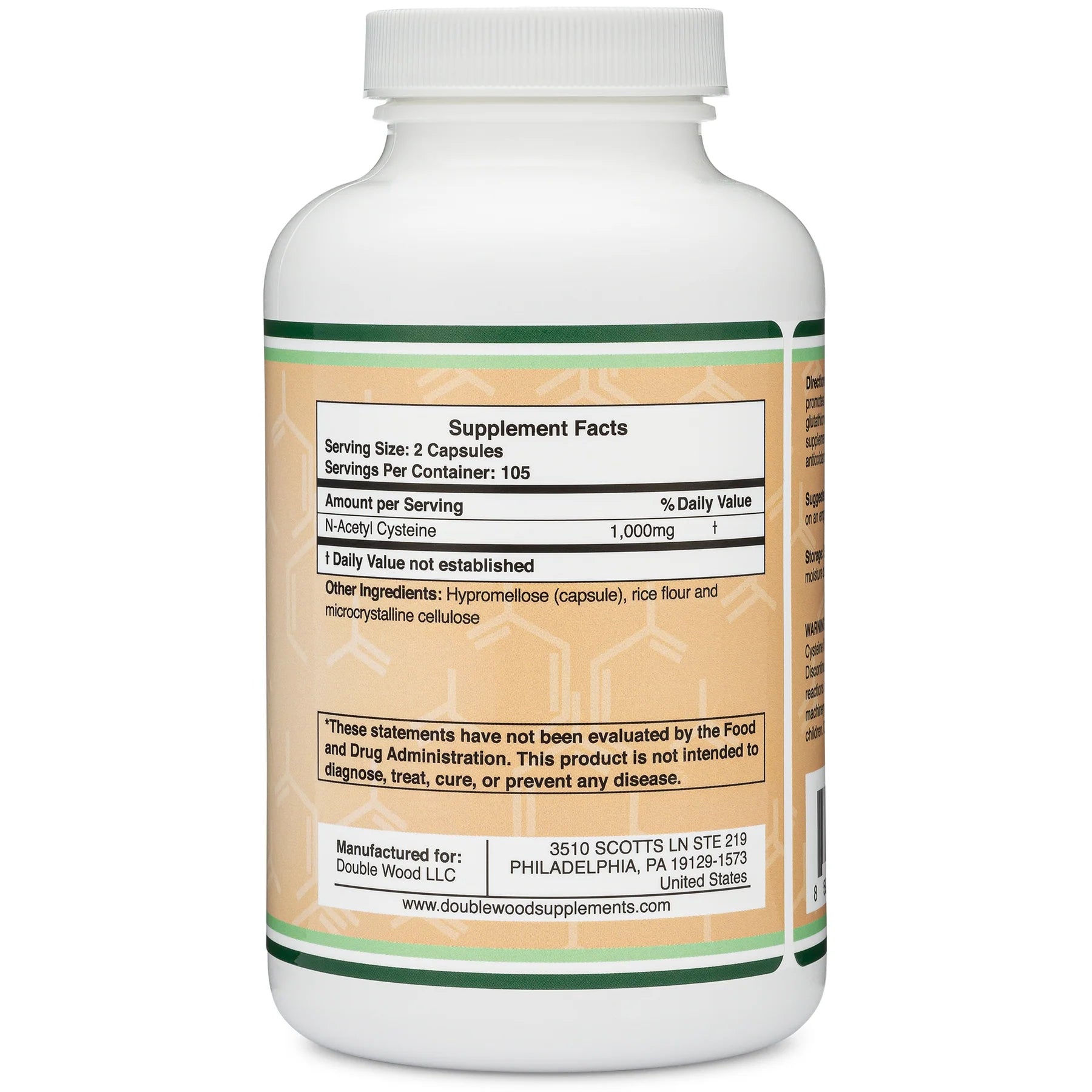 Double Wood - N-Acetyl Cysteine (NAC)