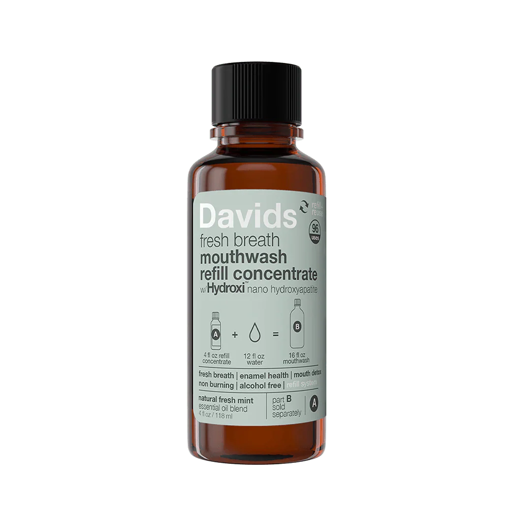 Davids Hydroxi™ Fresh Breath munnskol – Áfylling (Concentrate, Fresh Mint)